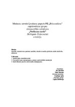 Konspekts 'Ziemassvētku uzveduma "Notikums mežā" scenārijs', 1.