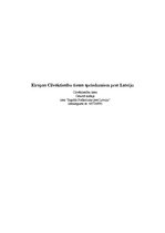 Eseja 'Analīze un secinājumi par Eiropas Cilvēktiesību tiesas spriedumiem pret Latviju', 1.