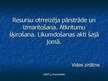 Prezentācija 'Resursu otrreizēja pārstrāde. Atkritumu šķirošana', 1.