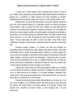 Eseja 'Pārdomas par Gundara Ignata stāstu "Nekas"', 1.