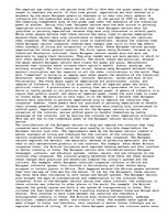 Eseja 'The Imperial Age', 1.