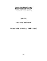Referāts 'Cilvēka dabas izpratne politikas teorijā', 1.