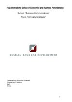 Prezentācija 'OAO "Russian Bank for Development" Strategies', 9.
