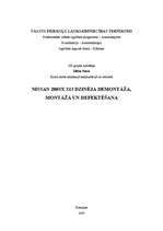 Referāts 'NISSAN 200SX S13 dzinēja demontāža, montāža un defektēšana', 1.