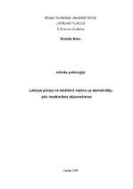 Referāts 'Latvijas pāreja no totalitārā režīma uz demokrātiju pēc neatkarības atjaunošanas', 1.