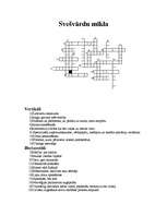 Konspekts 'Svešvārdu mīkla', 1.