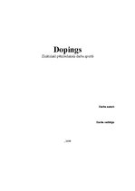 Referāts 'Dopings', 1.