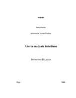 Referāts 'Aborta neatļauta izdarīšana', 1.