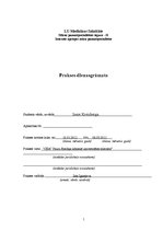 Prakses atskaite 'Internās aprūpes māsu prakses dienasgrāmata', 1.