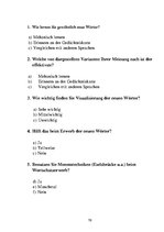 Diplomdarbs 'Wortschatzarbeit im DaF-Unterricht in der Klasse 8 der 1.Mittelschule Rēzekne', 67.