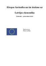 Referāts 'Eiropas Savienība un tās ietekme uz Latvijas ekonomiku', 1.