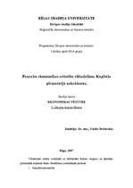 Konspekts 'Pasaules ekonomikas attīstība viduslaikos. Kapitāla pirmatnējā uzkrāšanās', 1.