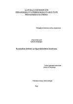 Referāts 'Uzmanības deficīta un hiperaktivitātes sindroms', 1.