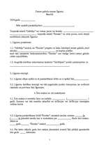 Paraugs 'Zemes gabala īres līgums', 1.