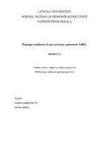 Referāts 'Taupīgas ražošanas (Lean) principi uzņēmumā "FedEx"', 1.