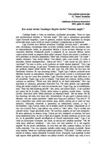 Eseja 'Gundega Repše "Sieviete miglā"', 1.