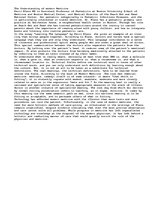 Eseja 'The Understanding of modern Medicine.', 1.