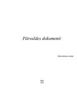 Referāts 'Pārvaldes dokumenti', 1.