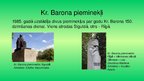 Prezentācija 'Prezentācija par Krišjāni Baronu', 10.