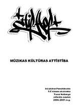 Referāts 'Hip-hop mūzikas kūltūras attīstība', 1.