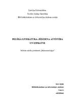 Referāts 'Pelēkā literatūra - jēdziena attīstība un izpratne', 1.