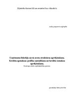 Paraugs 'Uzņēmuma līdzekļu un tā avotu struktūras aprēķināšana. Kredīta apmaksas grafika ', 1.