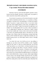 Eseja 'Melnbaltie kontrasti ir dominējošā romantisma iezīme Viktora Igo romāna "Parīzes', 1.