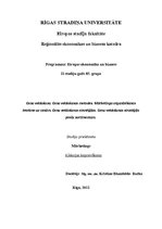 Konspekts 'Cenu veidošana. Mārketinga organizēšanas ietekme uz cenām', 1.