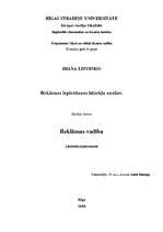 Konspekts 'Žurnāla "Cosmopolitan" reklāmas izplatīšanas analīze', 1.