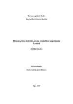Biznesa plāns 'Biznesa plāna izstrāde jauna viesmīlības uzņēmuma izveidei', 1.