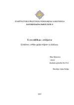 Eseja 'Uzvedības etiķete Lieldienās', 1.