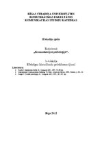 Eseja 'Efektīgas klausīšanās priekšnosacījumi', 1.