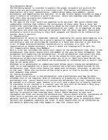 Eseja 'A Jury Etiquette Manual', 1.