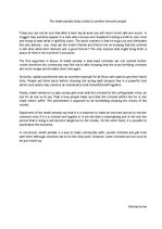 Eseja 'The Death Penalty Helps Society to Protect Innocent People', 1.