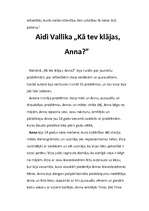 Eseja 'Aidi Vallika "Kā tev klājas, Anna?"', 7.