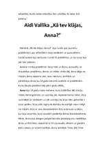 Eseja 'Aidi Vallika "Kā tev klājas, Anna?"', 7.
