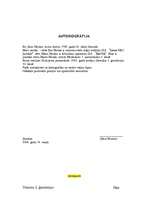 Paraugs 'Autobiogrāfija, CV, iesniegums, paskaidrojums, pateicība, telegramma, sludinājum', 2.