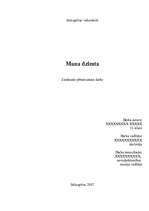 Referāts 'Mana dzimta', 1.