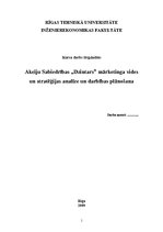 Referāts 'AS "Dzintars" mārketinga vides un stratēģijas analīze', 1.