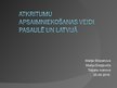 Prezentācija 'Atkritumu apsaimniekošanas veidi pasaulē un Latvijā', 1.