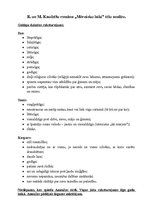 Konspekts 'Tēlu analīze romānā "Mērnieku laiki"', 1.