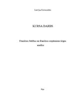 Referāts 'Franšīzes būtības un franšīzes uzņēmumu tirgus analīze', 1.