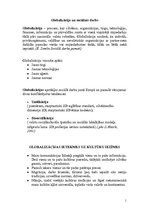 Konspekts 'Globalizācija un sociālais darbs', 1.