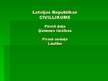 Prezentācija 'LR Civillikums: ģimenes tiesības - laulība', 1.