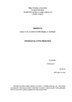 Referāts 'Mediācija civilprocesā', 1.