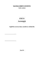 Eseja 'Izglītības statusa loma mūsdienu sabiedrībā', 1.