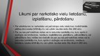 Prezentācija 'Narkotiskā viela - kokaīns', 19.