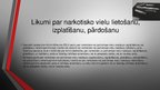 Prezentācija 'Narkotiskā viela - kokaīns', 20.