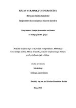 Konspekts 'Mārketinga komunikāciju sistēma. Metodes preču virzīšanai tirgū, reklāma', 1.