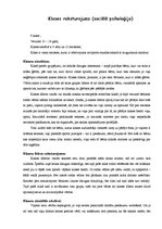 Referāts 'Klases raksturojums. Sociālā psiholoģija', 1.